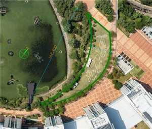 Aerial view of ‘Sustainable Kitchen Garden'