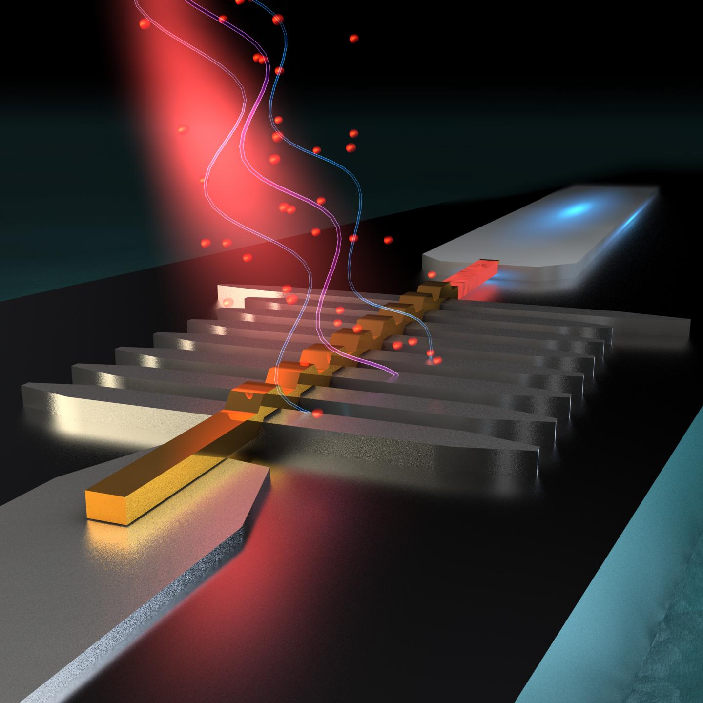 Hybrid Superconductor-Metal Microwave Detector
