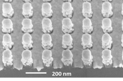 Pillars on Raman-Sensing Chip