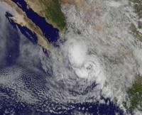 GOES Image of Manuel