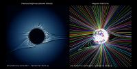 Digitally Processed Images of Solar Eclipse Corona Prediction