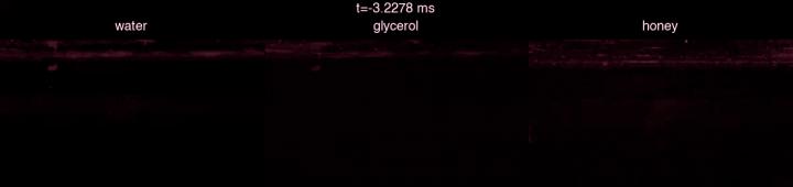 Water balloons at high-velocity impact