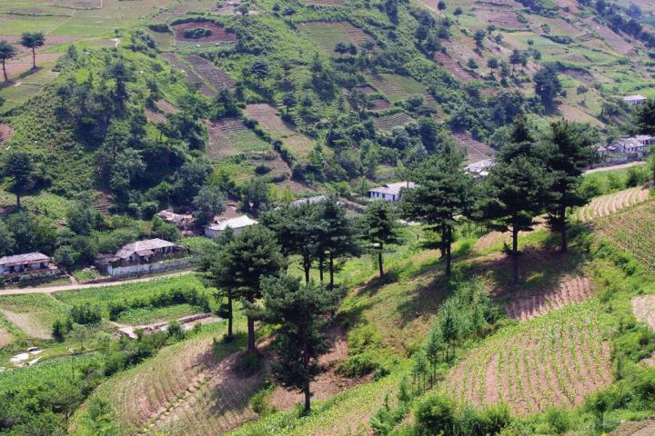 Hillsides in North Hwanghae