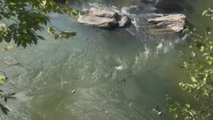 Kelvin–Helmholtz waves can also be seen in a river’s current.