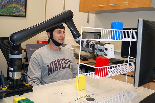 Moving a Robotic Arm with the Mind