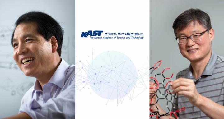 Prof. Sang Il Seok (left) and Prof. Jong-Beom Baek (right)