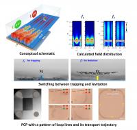 Phononic Crystal Enabled Dynamic Manipulation of Particles
