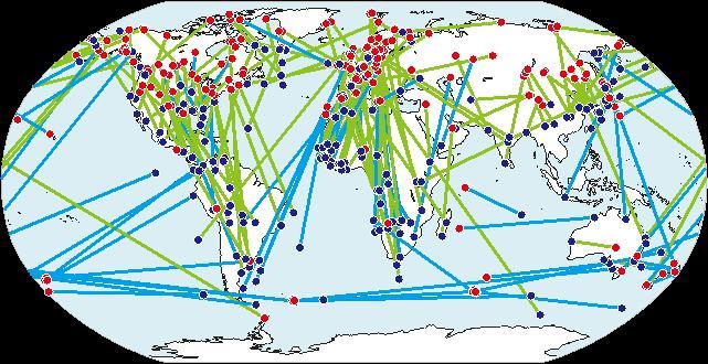 World Map of Breeding Areas