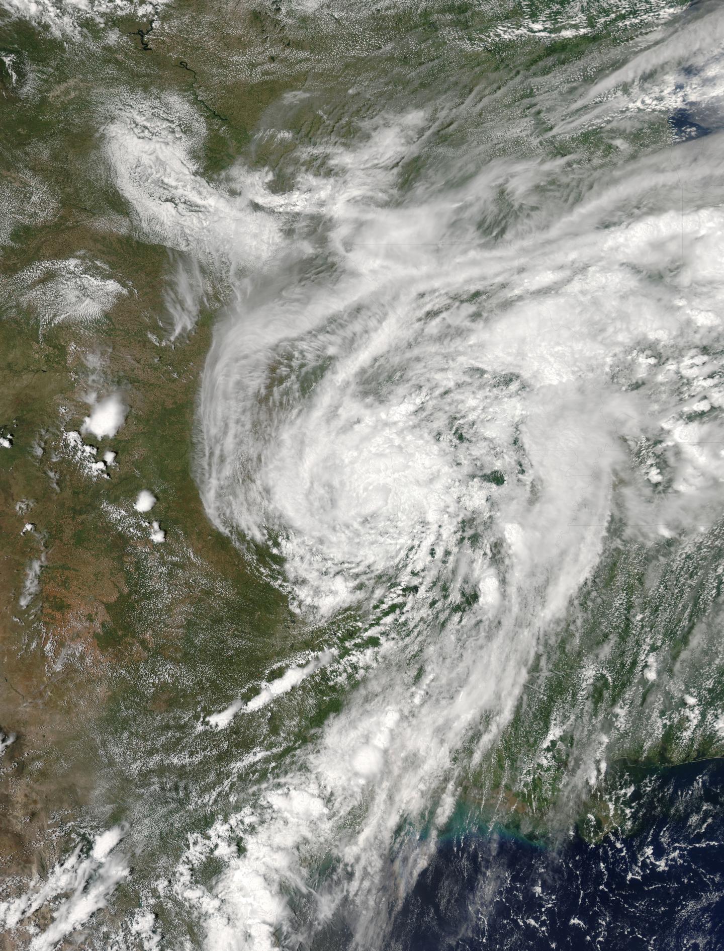 MODIS Image of Bill