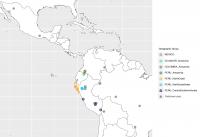 Map with the Locations Covered in the Study