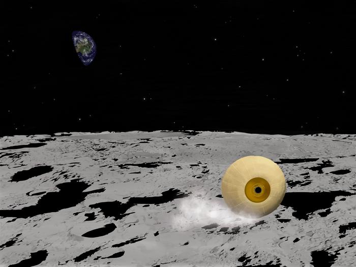 RoboBall on the Moon