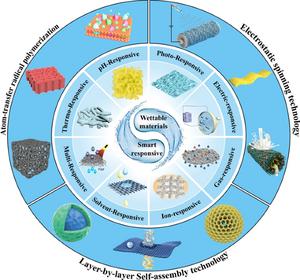 Biomimetic Multi‑Responsive Superwettable Materials for Oil–Water Separation