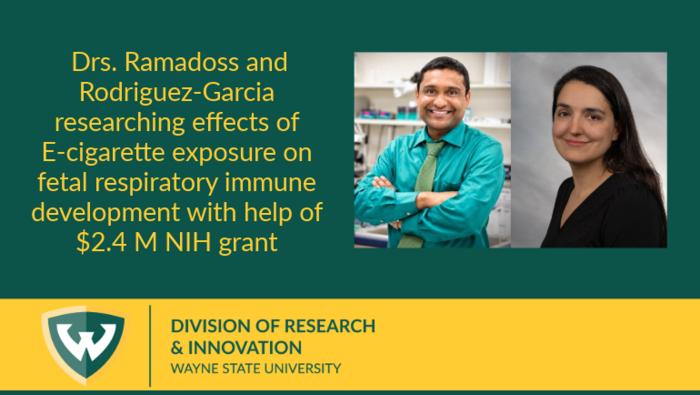 Wayne State researchers lead a new $2.4 million NIH study that will explore exposures of e-cigarettes before birth and future health implications