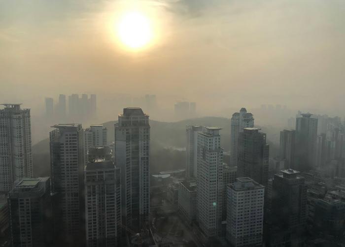 Smog in the city