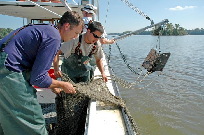 Eric Johnson and Rob Aguilar Trawl Survey