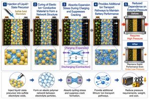 [3] Schematic Illustration of Sulfide Electrolyte Enhancement Using an Elastic Ion-Conductive Polymer