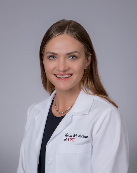 Anastasia Martynova, MD, breast cancer and medical oncology specialist with USC Norris and principal investigator of the trial.
