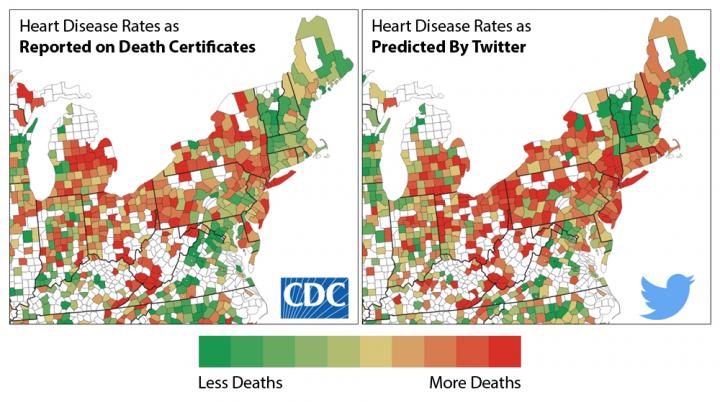 County-by-County Comparison of Twitter and CDC Data