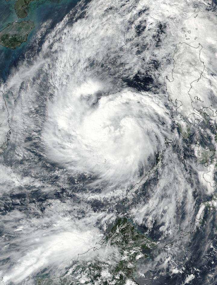 Suomi NPP image of Damrey